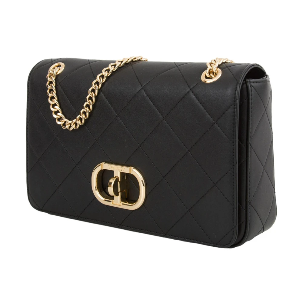 Twinset Zwarte Schoudertas Black Dames