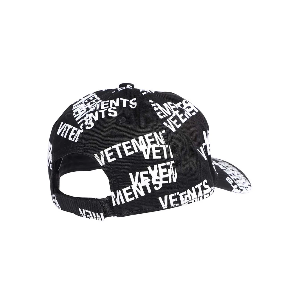 Vetements Baseballpet met logo Black Dames