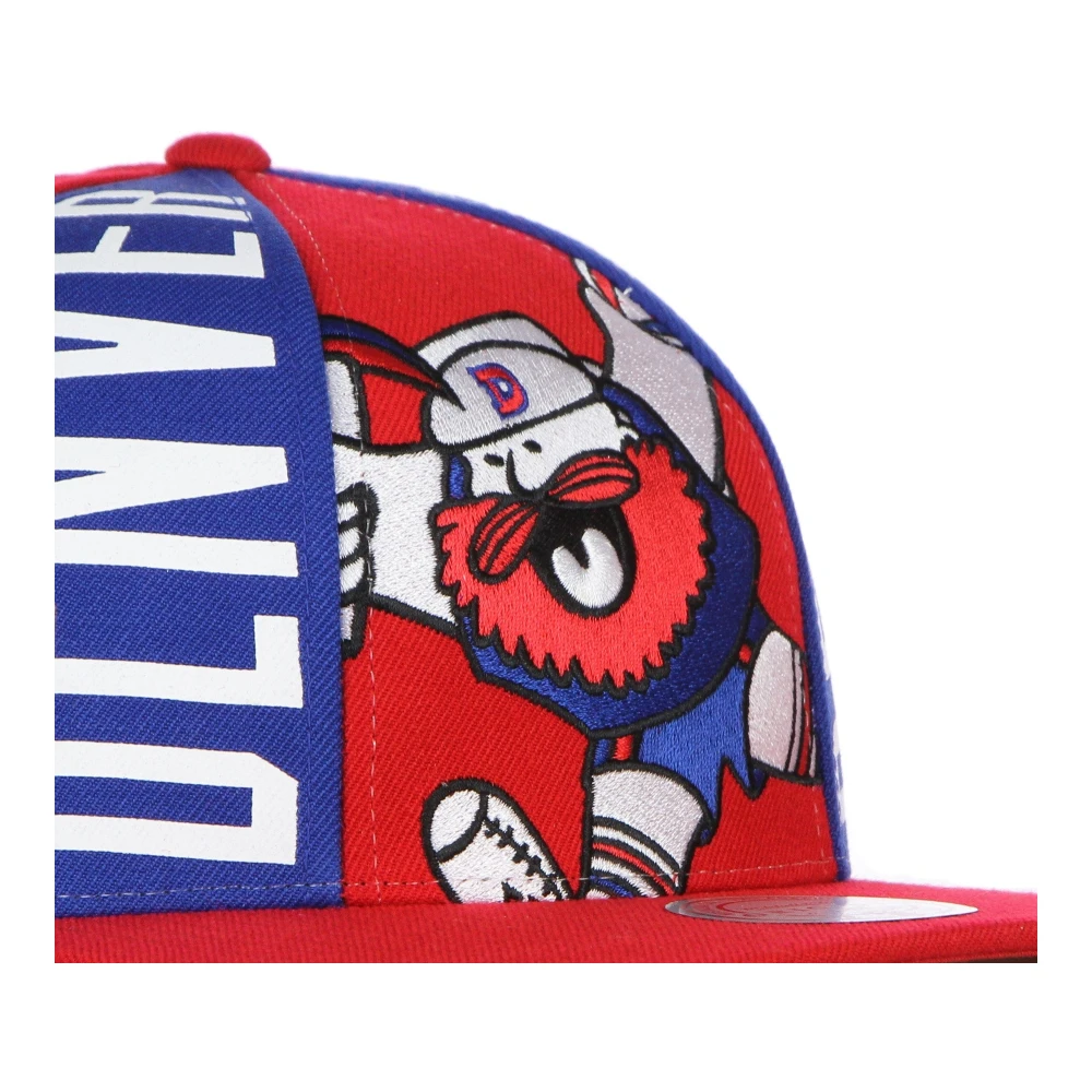 Mitchell & Ness Denver Nuggets Platte Klep Snapback Pet Red Heren