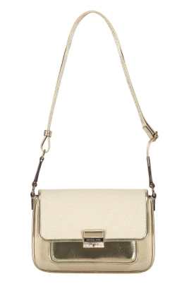 Canvas Crossbody Väska med Eco-Läder Detaljer