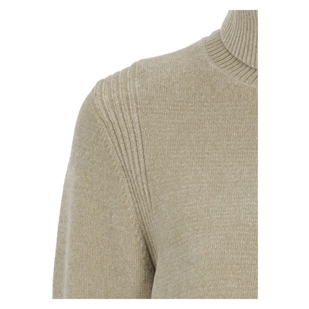 RRD Velvet High Neck Sweater Grijs Gray Dames
