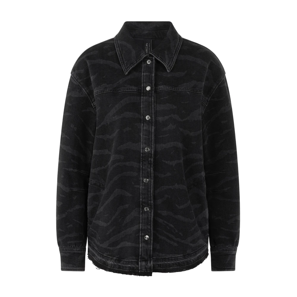 Marc Cain Kvinno Grå Blusar & Skjortor Dam, Xl, Denim, Denimblus