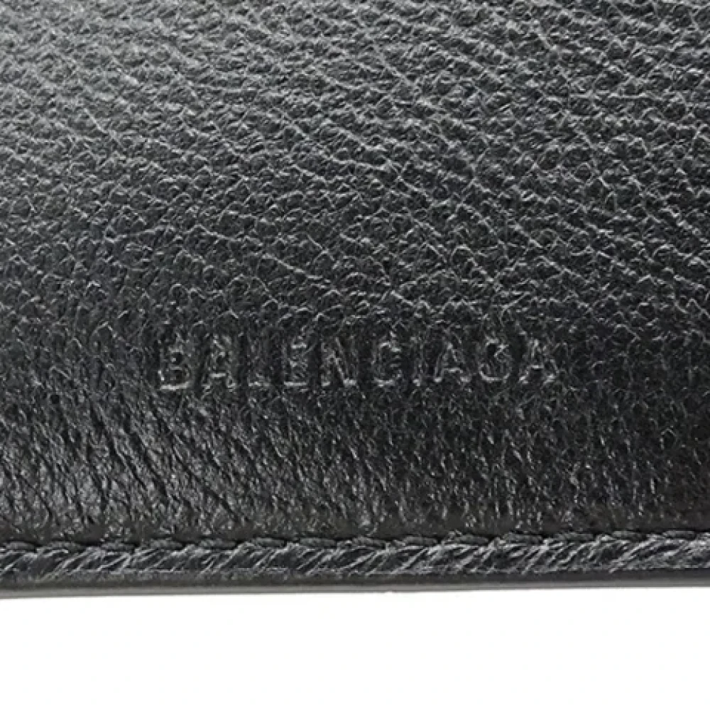 Balenciaga Vintage Pre-owned Leather wallets Black Heren