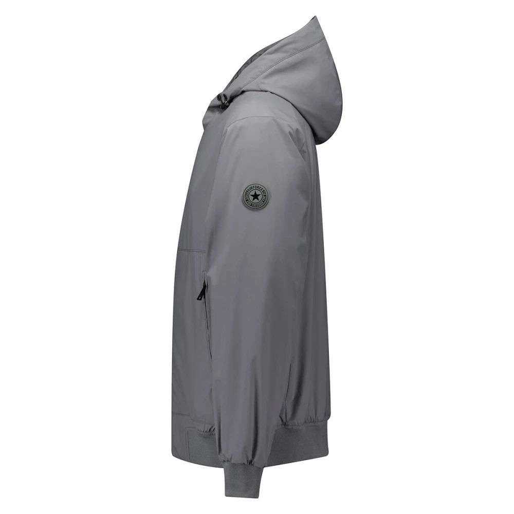 Airforce Capuchon Stretchjas Gray Heren