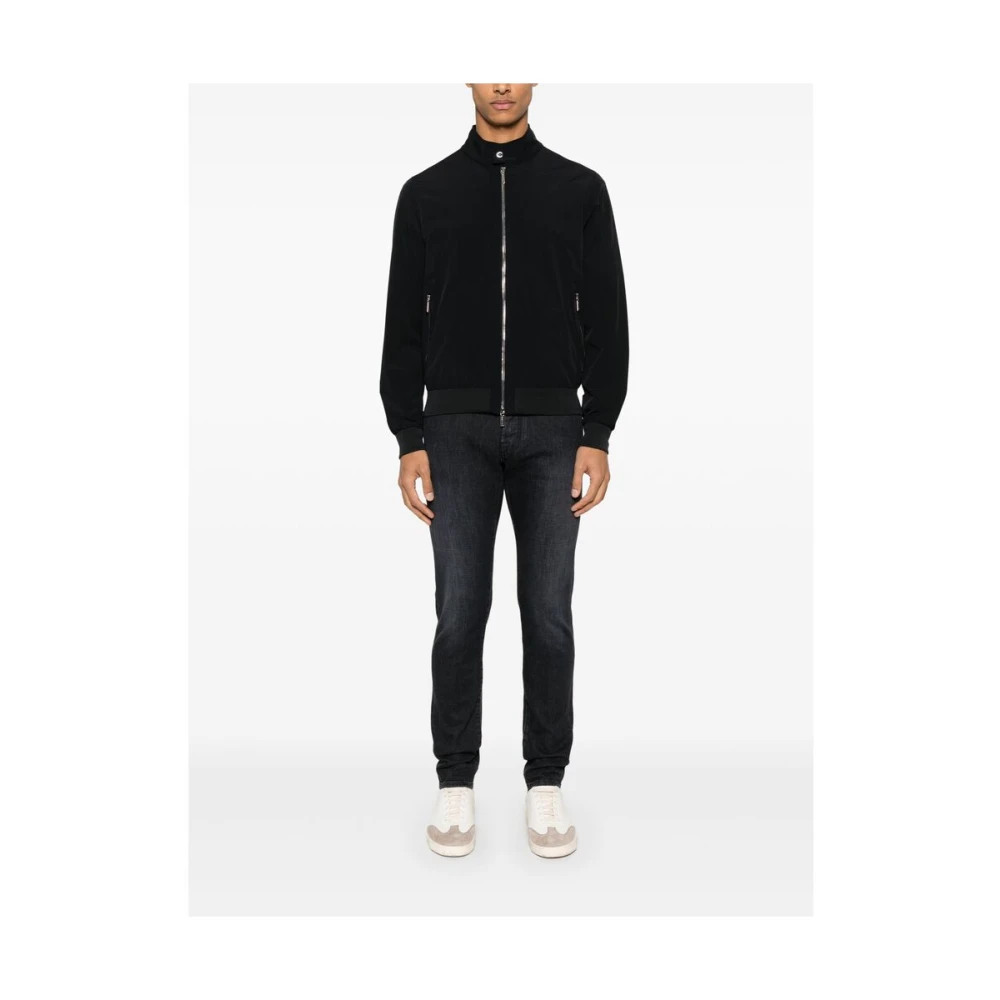 Jacob Cohën Zwarte Klassieke Five-Pocket Jeans Black Heren