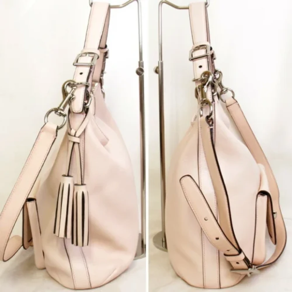 Coach Pre-owned Fabric shoulder-bags Pink Dames