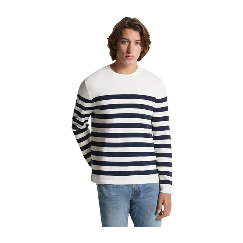 Michael Kors Mariner Stripe Crew Neck Sweater Multicolor Heren