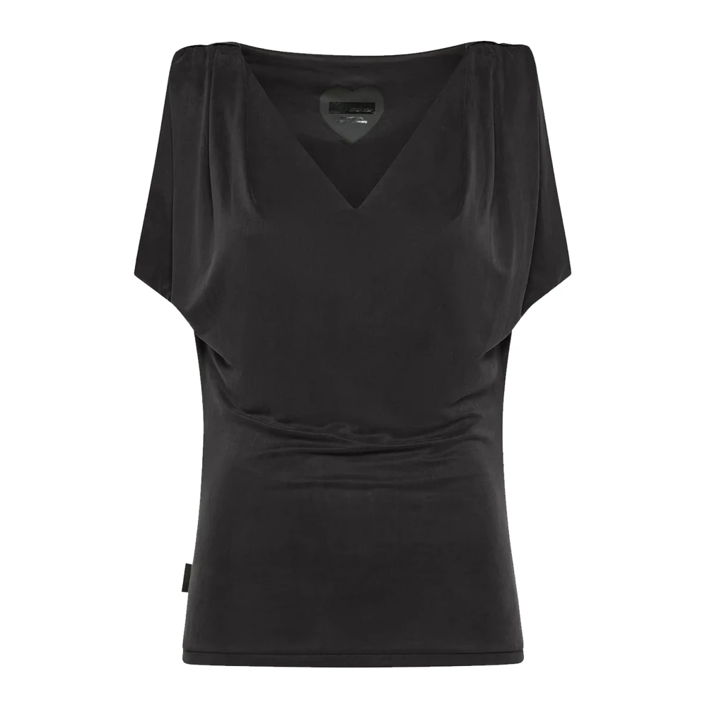 RRD MM V-Hals T-Shirt Black Dames