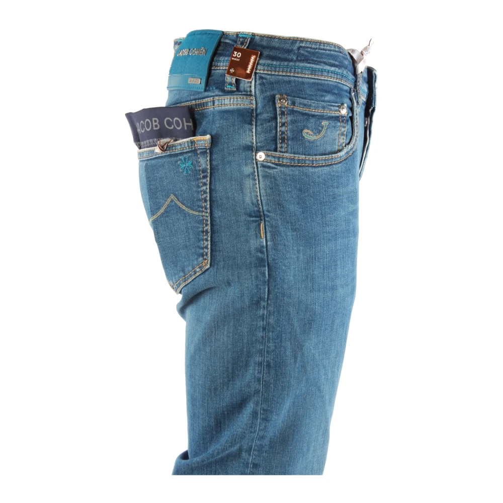 Jacob Cohën Slim Fit Blauwe Jeans Nick LTD Blue Dames