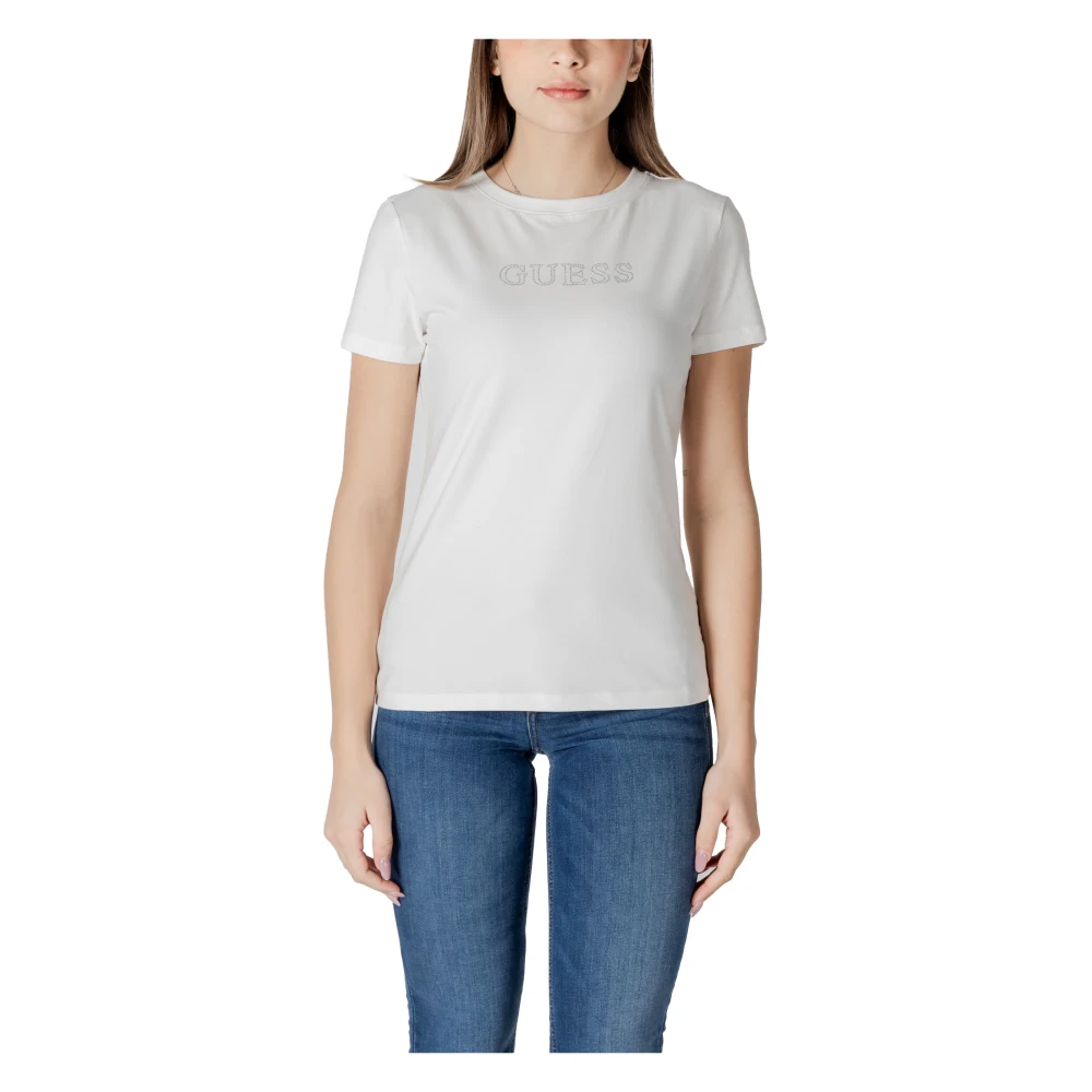 Guess - Tops > T-Shirts - White - Guess - Modalova
