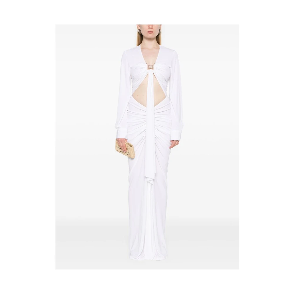 Christopher Esber Witte Sweater met Ring Hardware Detailing White Dames