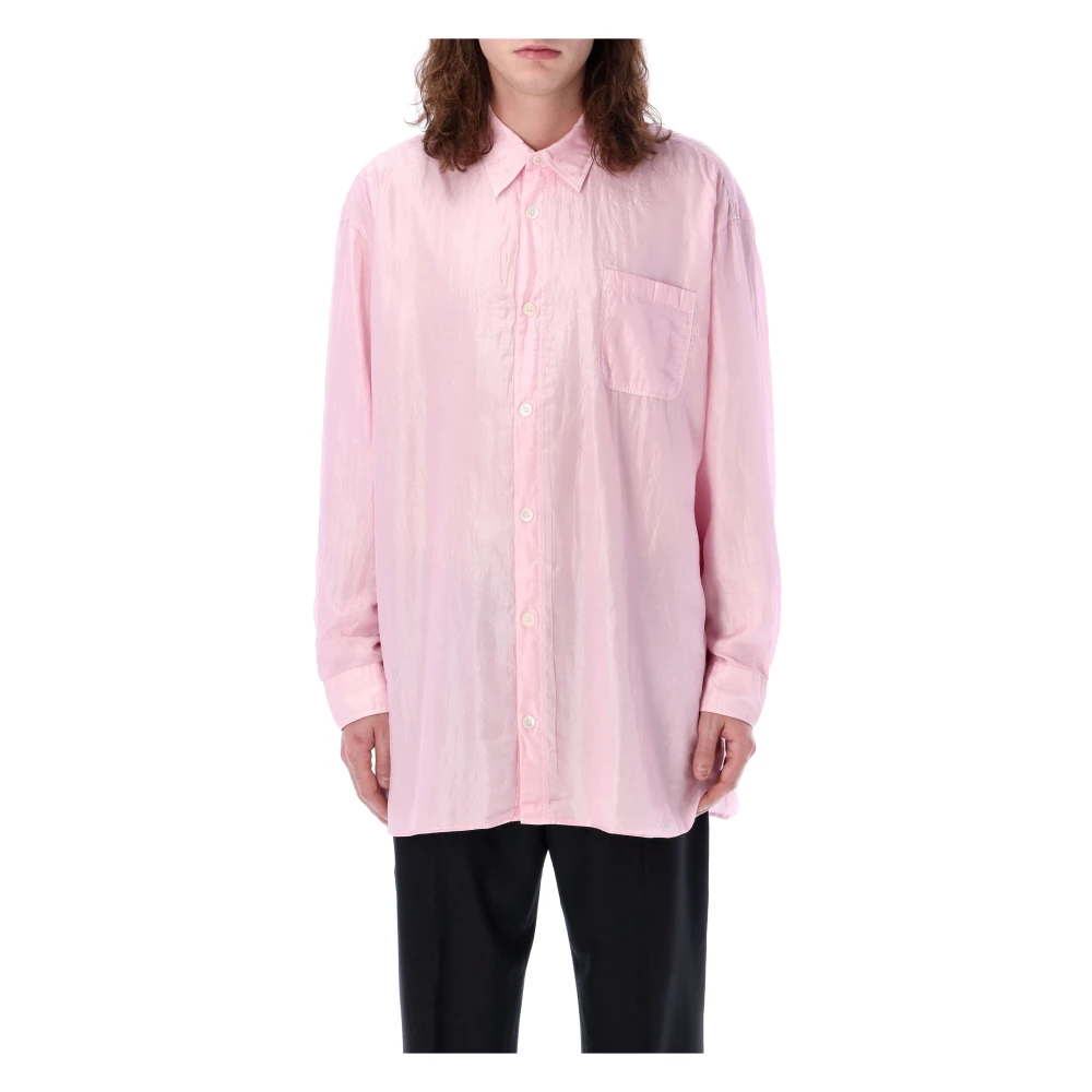 Our Legacy Underbar Rosa Skjorta med Pärlknappar Pink, Herr