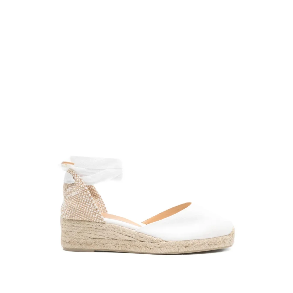 Castañer Women's White Wedges, 7 Uk, Carina Espadrille