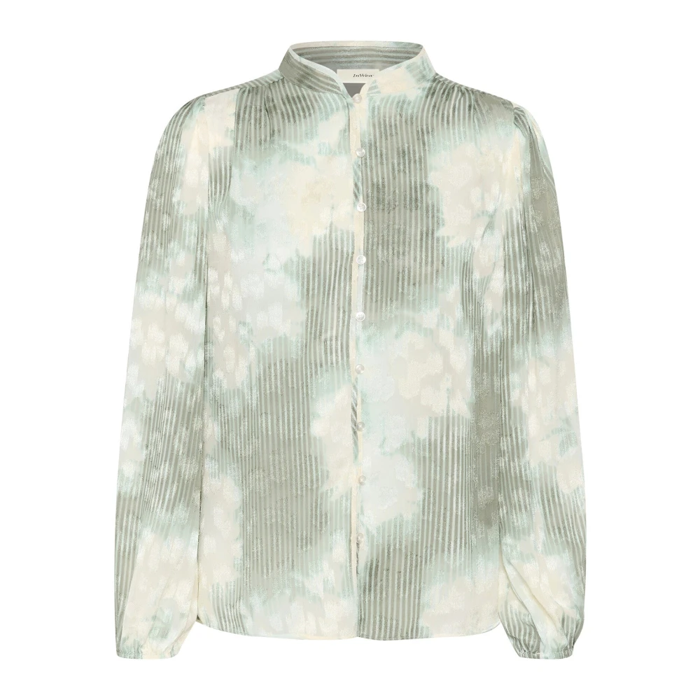 Inwear Multicolor Green Illuminating Florals Shirt - Female - Shirts - S - Blouses & Shirts