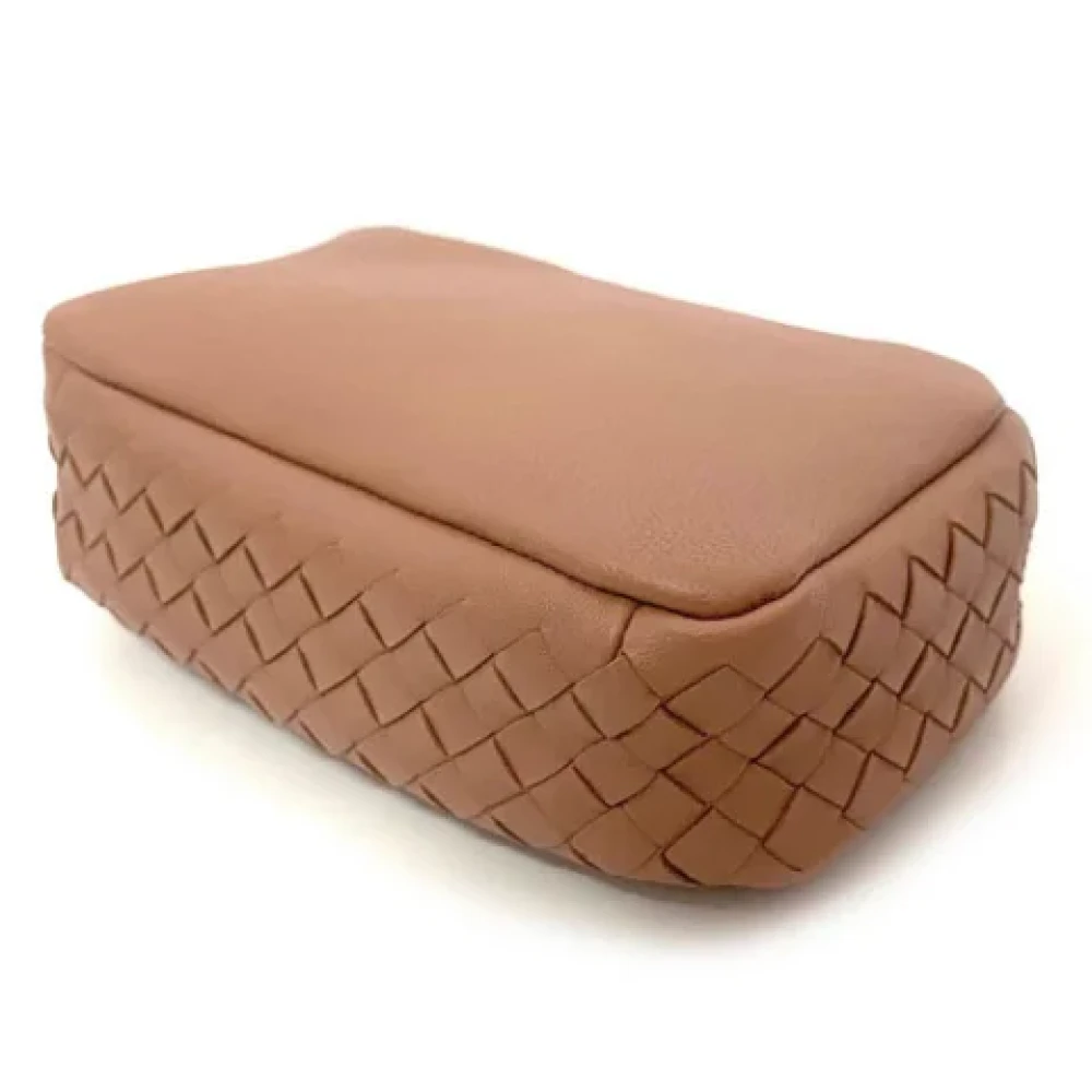 Bottega Veneta Vintage Pre-owned Leather clutches Pink Unisex