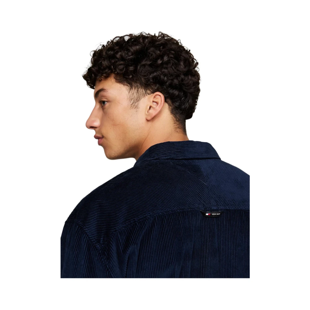 Tommy Jeans Lange mouw shirt Blue Heren