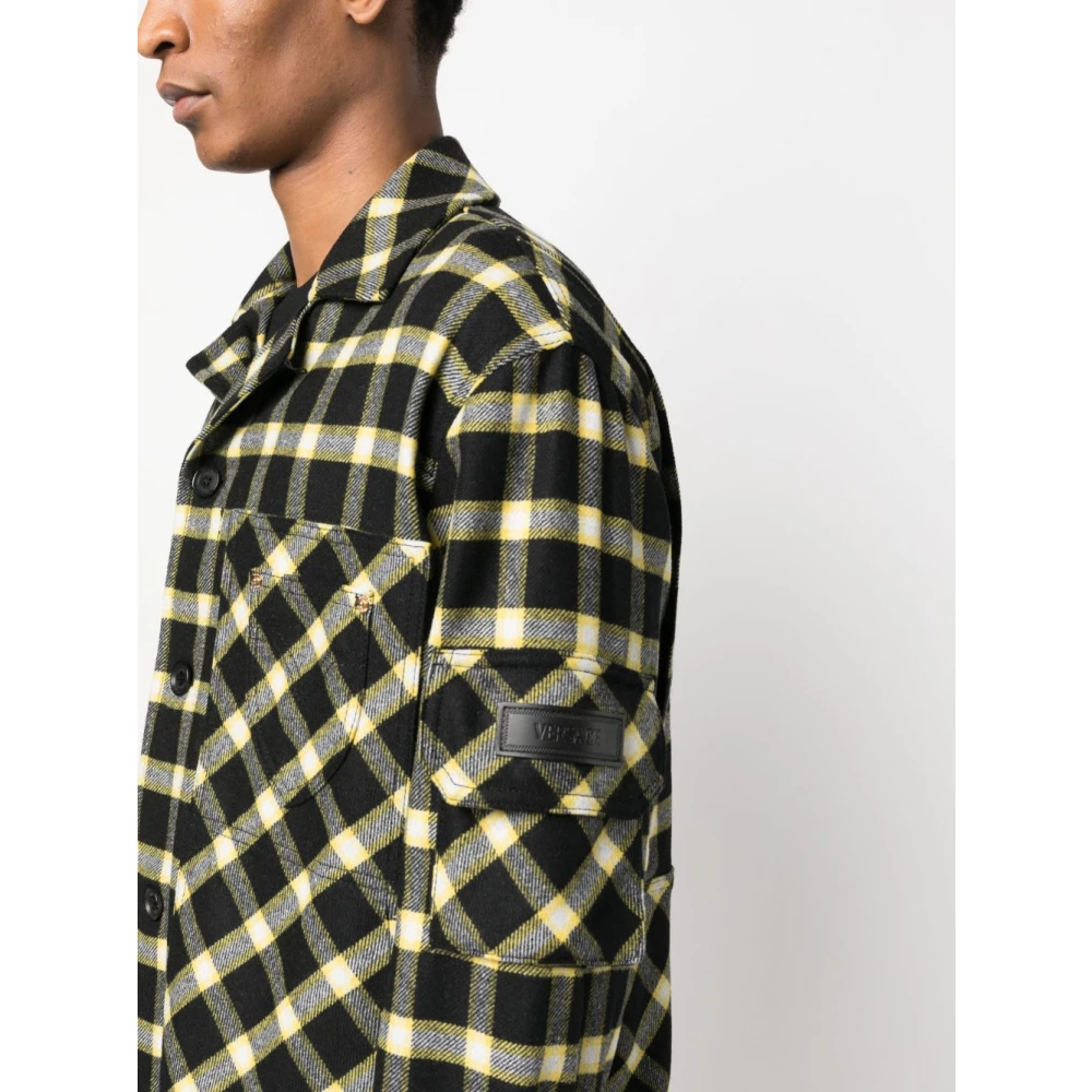 Versace Stijlvolle Blouson Jas Multicolor Heren