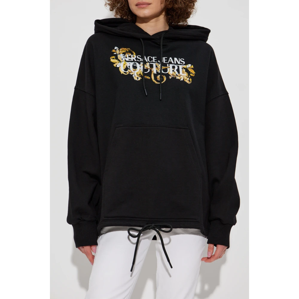 Versace Jeans Couture Hoodie Black Dames
