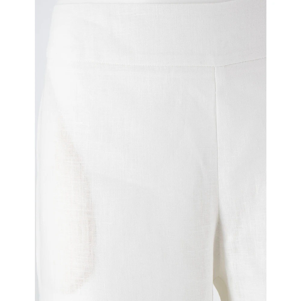 Ermanno Scervino Wide Trousers White Dames