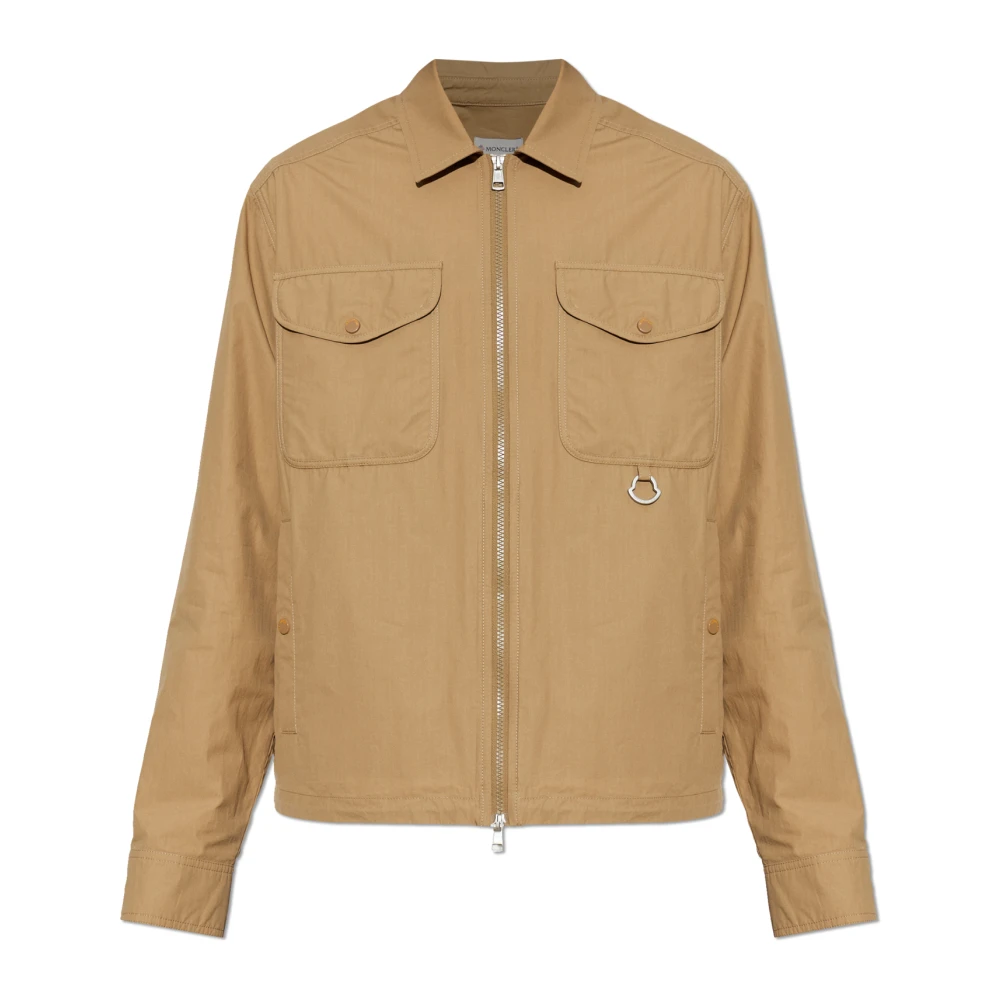 Moncler - Jacke Mit Logo-Aufnäher - Jackets - Herren - Braun - 2XL - Bild 3
