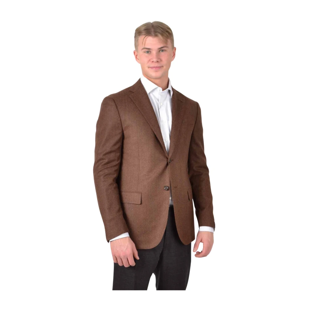 Brun Blazer Jakke Modell 190cm