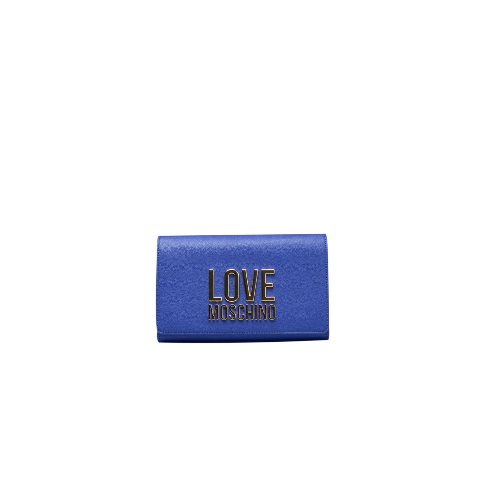 Love Moschino Crossbodytassen met kettingsluiting Blue Dames