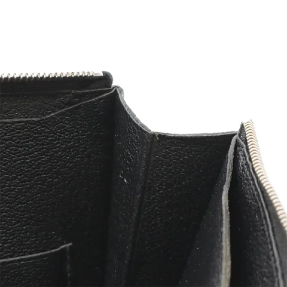 Hermès Vintage Pre-owned Leather wallets Black Dames