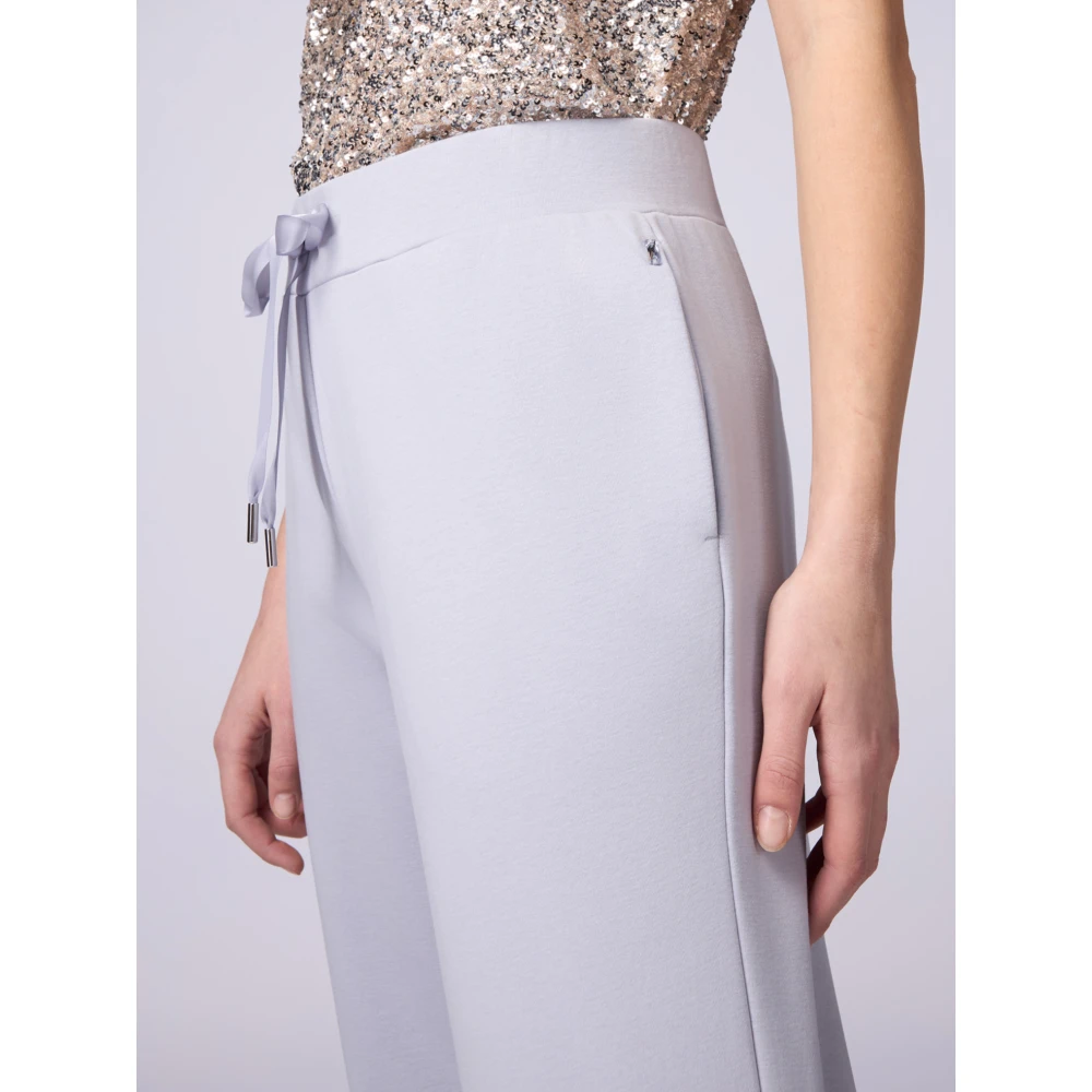 Oltre Joggers in katoenmix Gray Dames