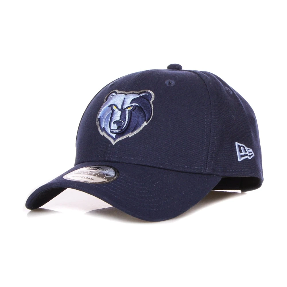 New Era Men's Blue Nba Memphis Grizzlies Curved Visor Cap