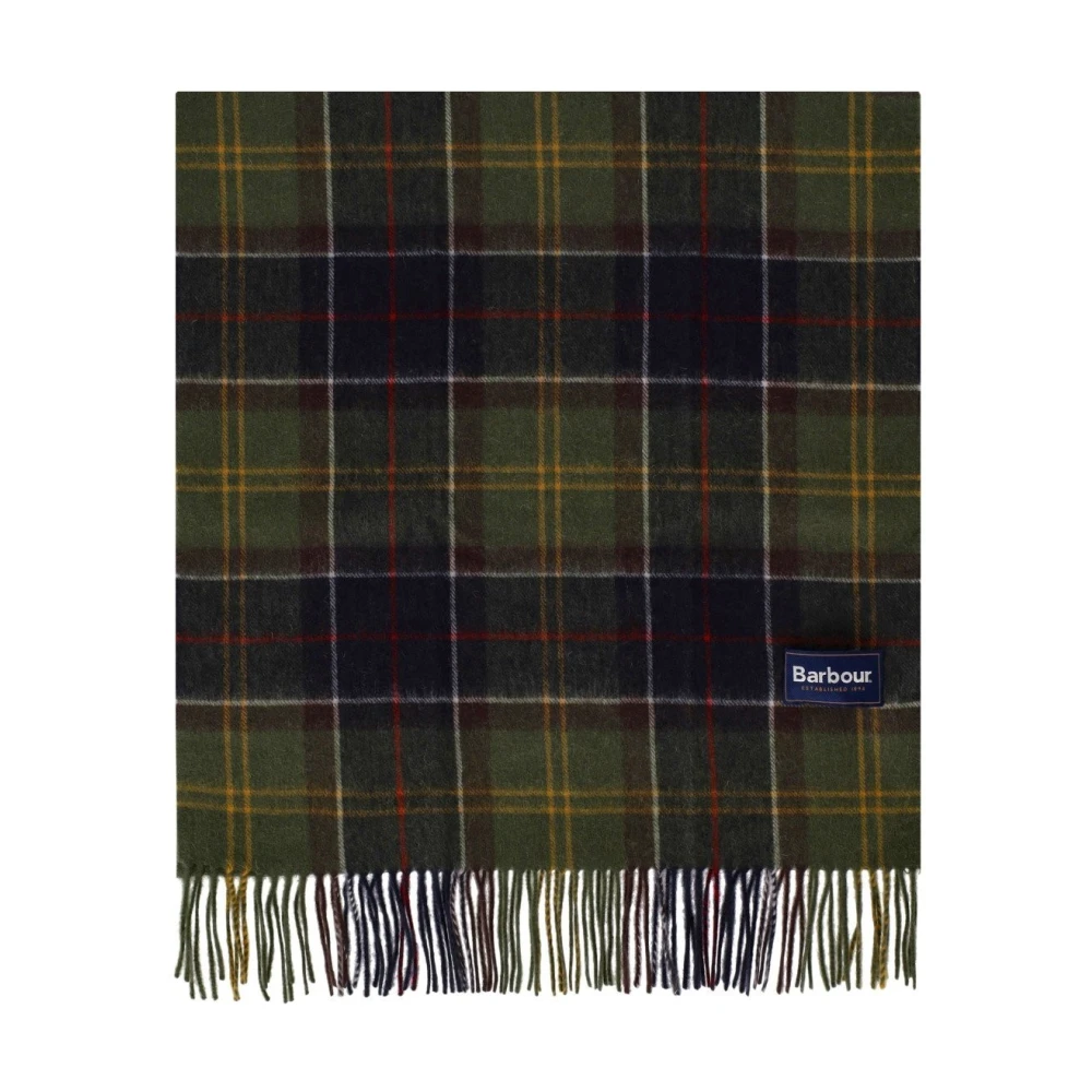 Barbour Tartan Braden Sjaal Groen Blauw Green Heren