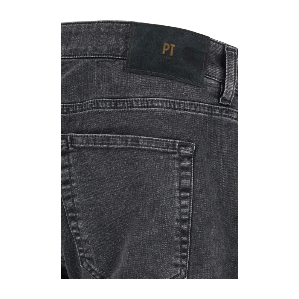 PT Torino Grijze Slim-Fit Rock Skinny Jeans Gray Heren