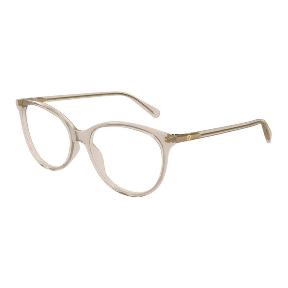 Gucci Women's Brown Glasses, 53 Mm, Gg Logo Cat Eye Frame