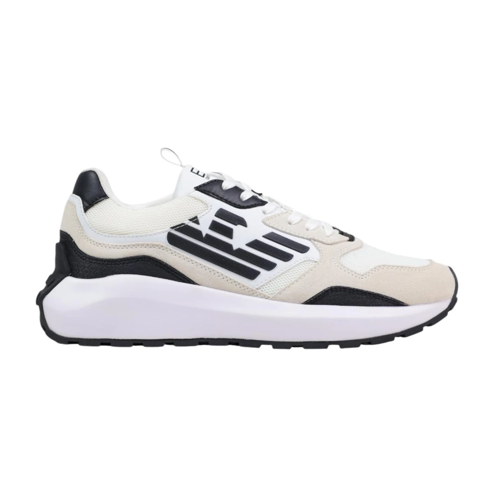 Emporio Armani EA7, Sneakers, male, White, Size: 7 2/3 US Sneakers