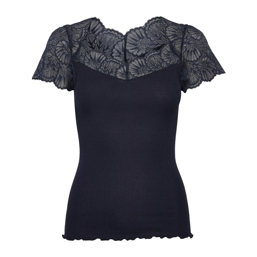 ROSEMUNDE Dames Tops & T-shirts Beatha Capsleeve Donkerblauw