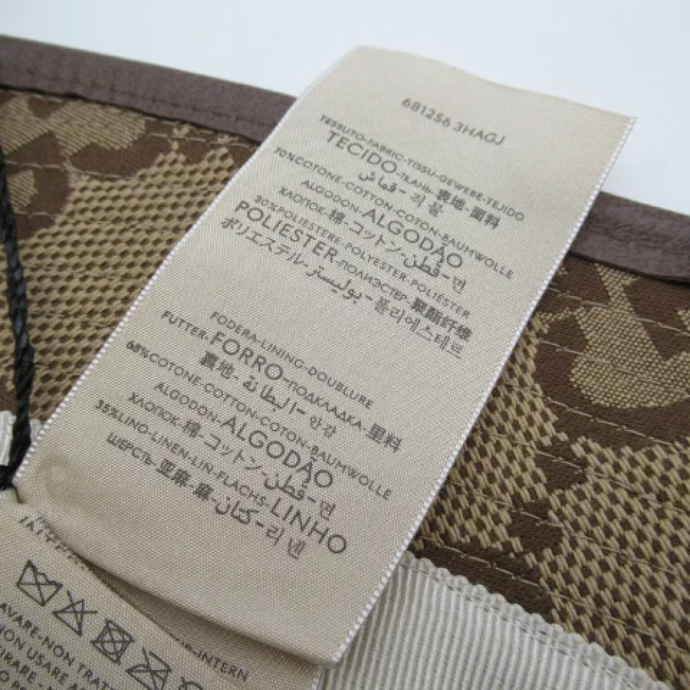 Gucci Vintage Pre-owned Canvas hats Beige Heren