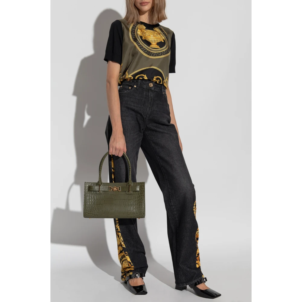 Versace Jeans met Barocco-motief Black Dames