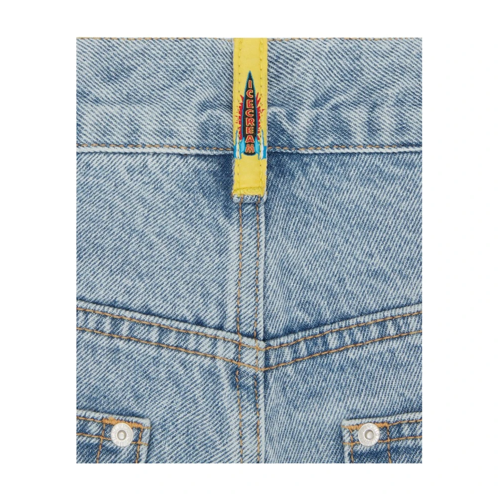Icecream Heldere Blauwe Denim Shorts Blue Heren