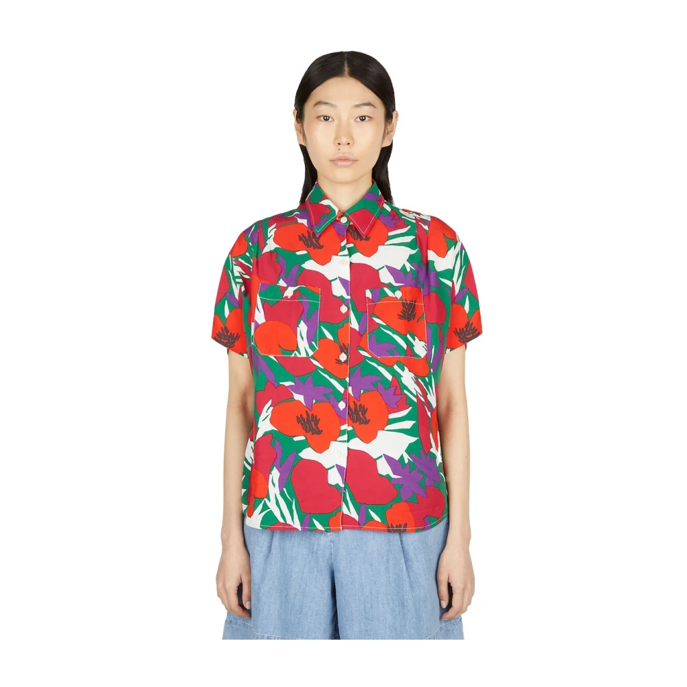 A.p.c. Donna Rosso Camicette S, New,