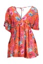 robe-caftan-rouge-a-fleurs-col-en-v