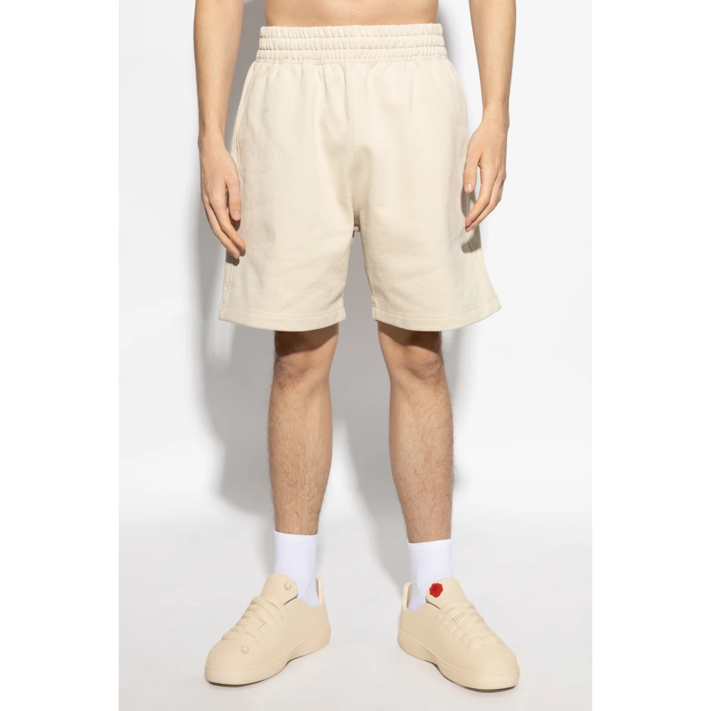 Burberry Logo shorts Beige Heren