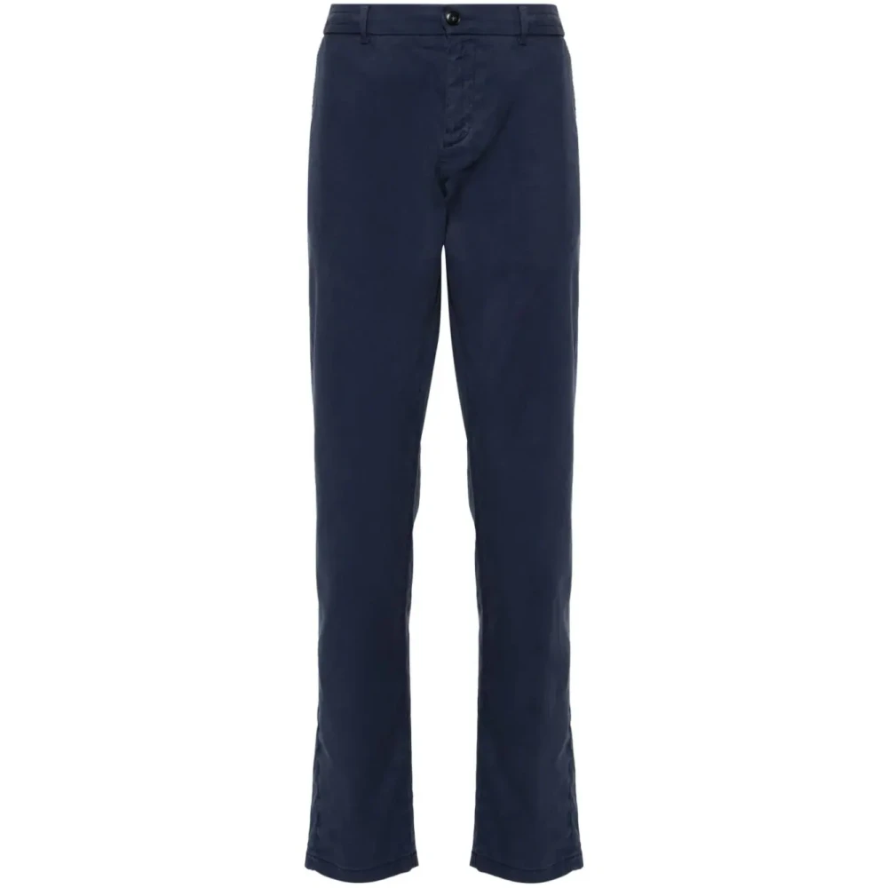 Canali Slim-fit Trousers Blue Heren