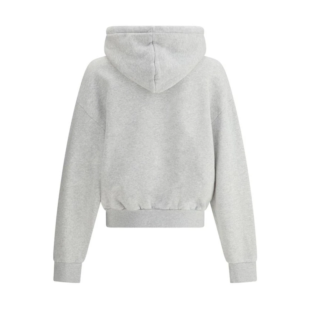 Jacquemus Gezellige katoenen hoodie met kangoeroezak Gray Heren