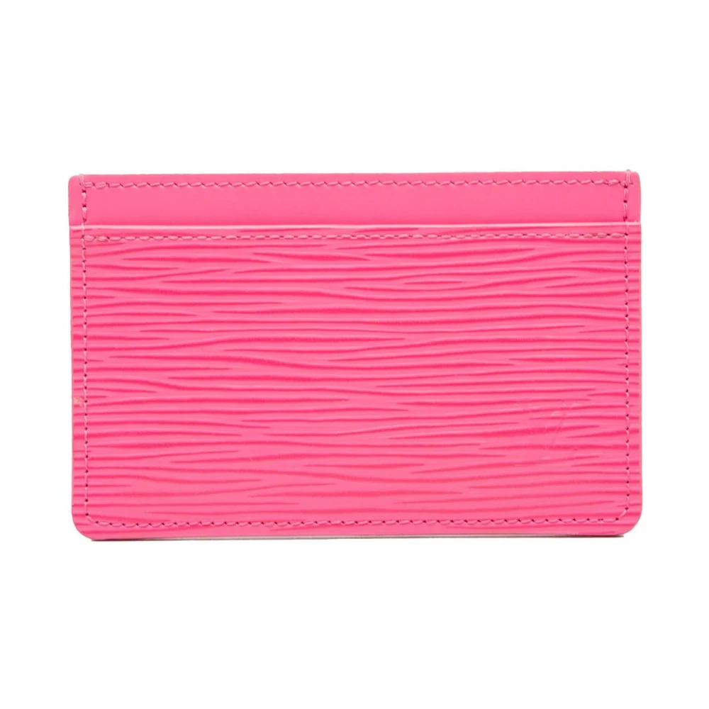 Louis Vuitton Vintage Women's Pink Pre-Owned Card Holder