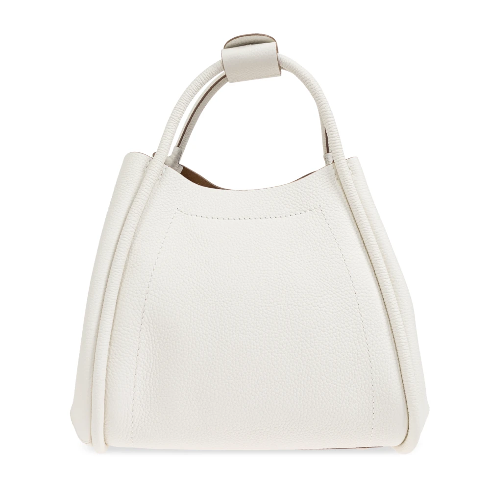 Max Mara Handtas Drummedmarine White Dames
