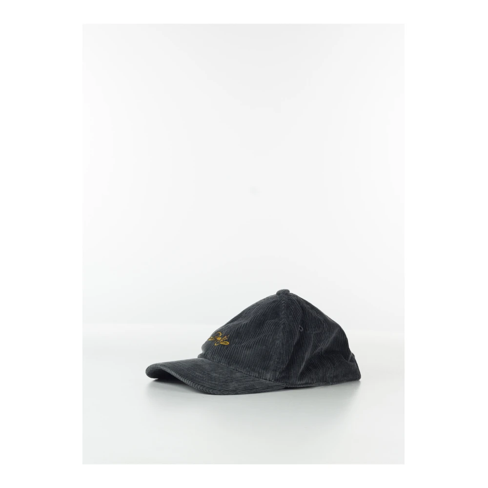 Drole de Monsieur Gestreepte Baseballpet Black Heren