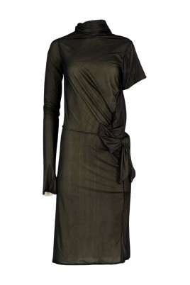 asymmetric-one-sleeve-midi-dress
