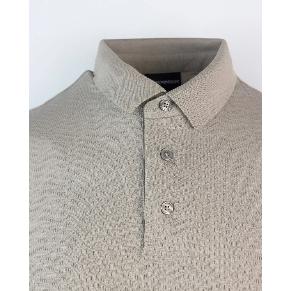 Emporio Armani Stijlvolle T-shirts en Polos Collectie Beige Heren