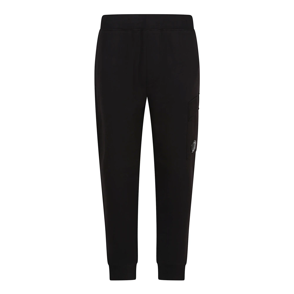 C.p. Company Men's Black Cargo Trousers Aw25 - Sweatpants - M - Trousers