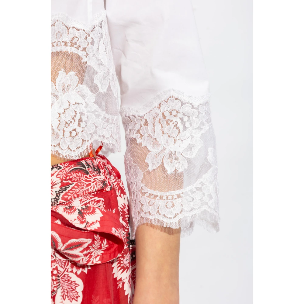 Dolce & Gabbana Geknipt shirt White Dames