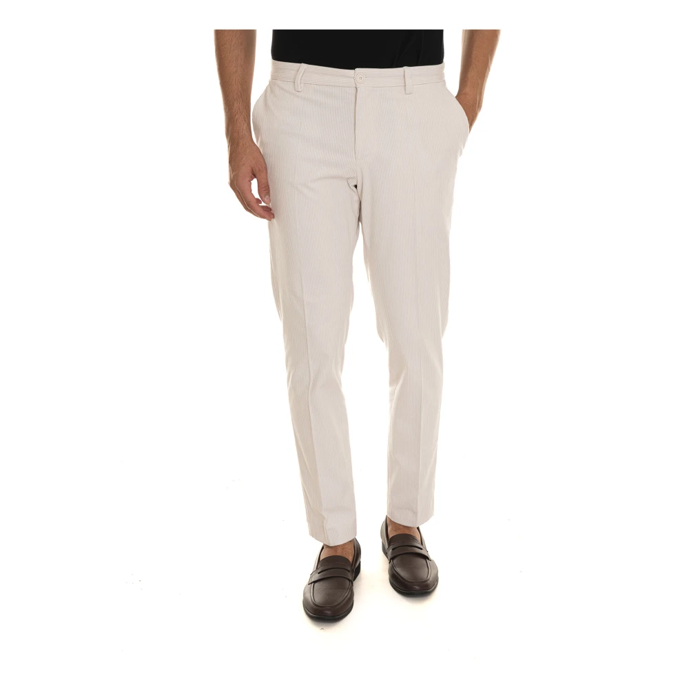 Boss Slim-fit Broek Beige Heren